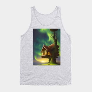 House in a Tree in the Galaxy Tank Top